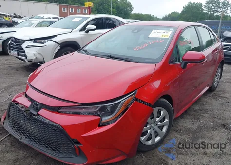 2020 Toyota Corolla Le z USA, uszkodzony, nr VIN JTDEPRAE4LJ092244